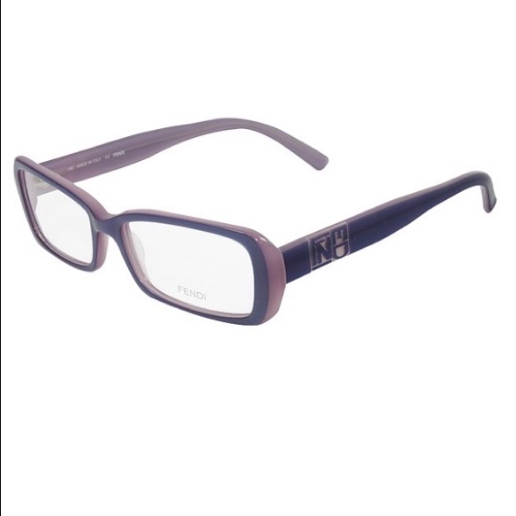 Fendi Lilac Rose Rectangle Eyeglasses 51 Mn Lens - Picture 7 of 8